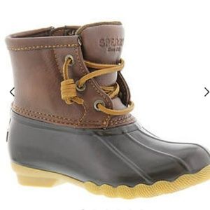 Kids Sperry saltwater boots